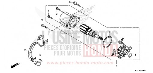 MOTEUR DE DEMARRAGE CRF110FH de 2017